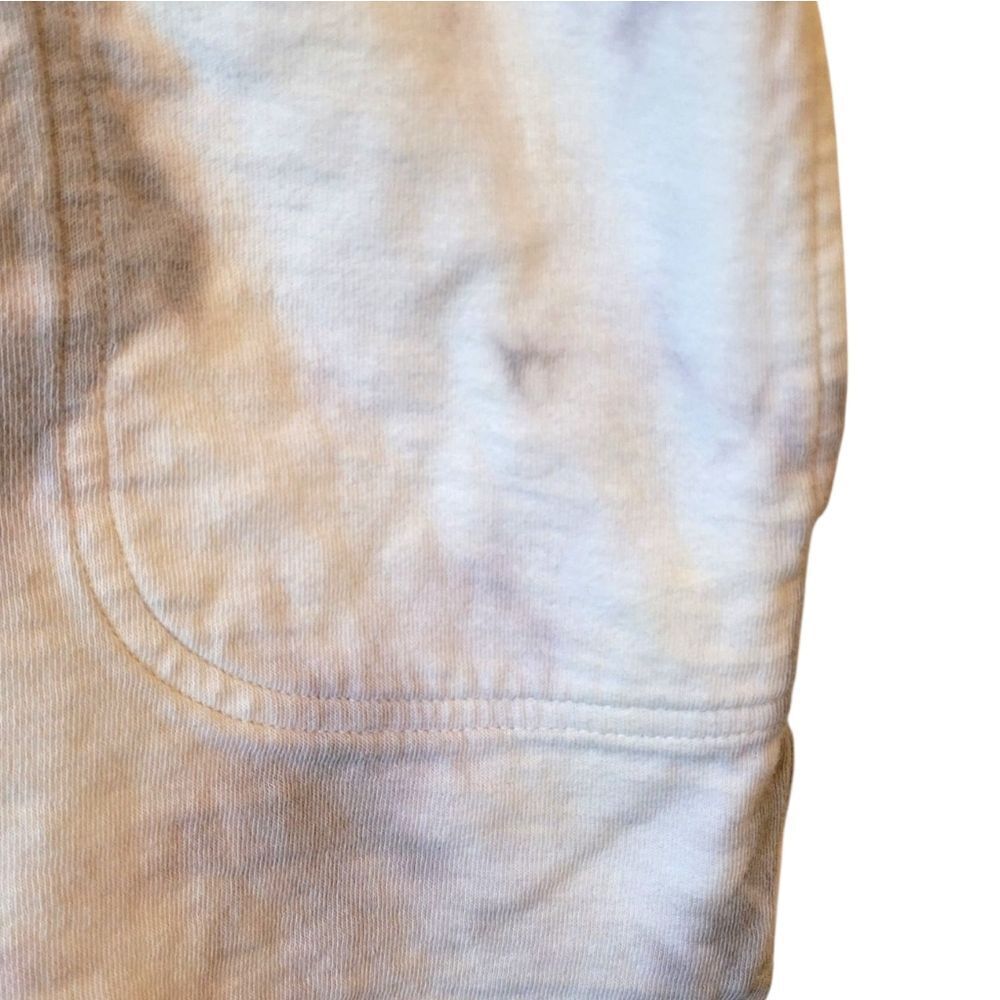 Athleta Girl White & Grey Tie Dye Romper Size M 8/10 - Picture 4 of 5